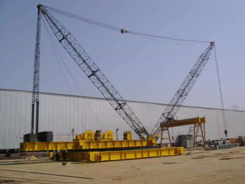 Fabricated Erection Crane for Munger Site